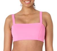Amazon Essentials Soutien-Gorge de Sport Forme Bandeau Active FormFlex, Bretelles Réglables, Ultra Doux, Soutien Léger Femme, Rose Flamingo, L
