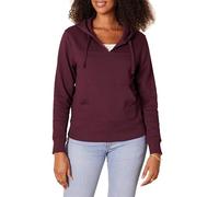 Amazon Essentials Sweat à Capuche Coupe Classique à Col en v et Manches Longues Femme, Bordeaux, L