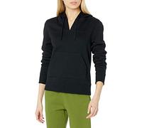 Amazon Essentials Sweat à Capuche Coupe Classique à Col en v et Manches Longues Femme, Noir, XS