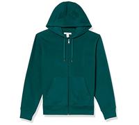 Amazon Essentials Sweat à Capuche en Polaire avec Fermeture Éclair intégrale (Grandes Tailles Disponibles) Homme, Vert Forêt, S