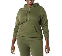 Amazon Essentials Sweat à Capuche en Polaire Coupe Standard (Disponible en Grande Taille) Femme, Vert Olive, L