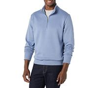 Amazon Essentials Sweat Polaire à Manches Longues avec Un Quart de Fermeture Éclair Homme