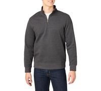 Amazon Essentials Sweat Polaire à Manches Longues avec Un Quart de Fermeture Éclair Homme, Charbon Chiné, XL
