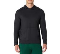 Amazon Essentials Sweat-Shirt à Capuche pour la Gym, Tissu Technique Doux et Léger, Coupe Athlétique Homme, Noir Teinture Spatiale, XS