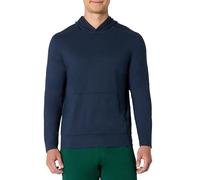 Amazon Essentials Sweat-Shirt à Capuche pour la Gym, Tissu Technique Doux et Léger, Coupe Athlétique Homme, Bleu Marine Teinture Spatiale, M