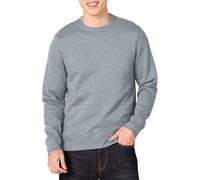 Amazon Essentials Sweat-shirt à col rond en polaire (grandes tailles disponibles) Homme, Gris Clair Chiné, XXL