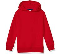 Amazon Essentials Sweat-Shirts à Capuche en Polaire Garçon, Rouge, 2 Ans