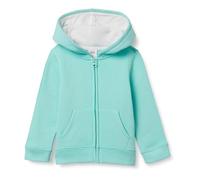 Amazon Essentials Sweatshirts à Capuche en Polaire avec Fermeture Éclair Fille, Bleu des Mers du Sud, 4 Ans