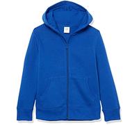 Amazon Essentials Sweatshirts à Capuche en Polaire avec Fermeture Éclair Garçon, Bleu, 9 Ans
