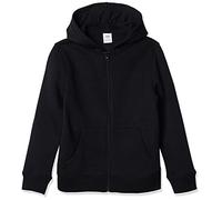 Amazon Essentials Sweatshirts à Capuche en Polaire avec Fermeture Éclair Garçon, Noir, 9 Ans