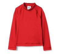Amazon Essentials T-Shirt Rashguard à Manches Longues Garçon, Rouge Coquelicot Vif, 3 Ans