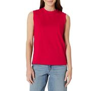 Amazon Essentials T-Shirt Sans Manches en Coton Coupe Décontractée Femme, Rouge, XL