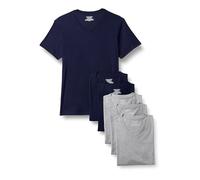 Amazon Essentials Tee Shirt Homme, Maillot de Corps Col V, Respirant, Coton, Lot de 6