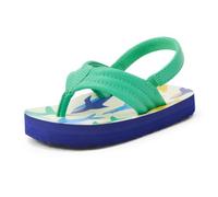 Amazon Essentials Tongs unisexes pour tout-petits avec sangle arrière, requin vert, 27 EU