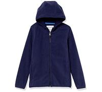 Amazon Essentials Veste à Capuche Zippée en Polaire Garçon, Bleu Marine, 9 Ans