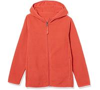 Amazon Essentials Veste à Capuche Zippée en Polaire Garçon, Orange, 4 Ans