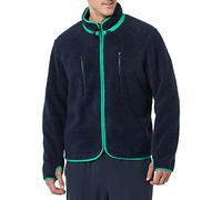 Amazon Essentials Veste À Col Montant Entièrement Zippée en Polaire Teddy avec Poches sur La Poitrine Homme