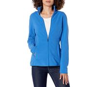 Amazon Essentials Veste à Fermeture Éclair intégrale, en Polaire Douce, Coupe Classique (Grandes Tailles Disponibles) Femme, Bleu Royal, S