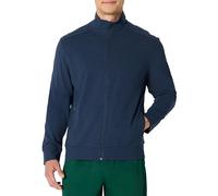 Amazon Essentials Veste à Fermeture Éclair Intégrale en Tricot Ultra-Doux Performant Homme, Bleu Marine Teinture Spatiale, XXL