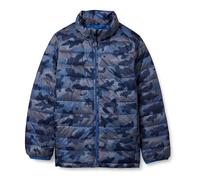 Amazon Essentials Veste Doudoune Pliable Imperméable Légère Garçon, Bleu Camouflage, 3 Ans