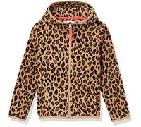 Amazon Essentials Veste Légère à Capuche Zippée en Polaire Fille, Chameau Impriméanimaux, 5 Ans
