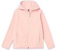 Amazon Essentials Veste Légère en Polaire avec Fermeture Éclair Intégrale et Capuche Fille, Rose Tendre, 5 Ans