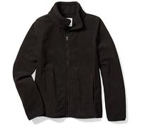 Amazon Essentials Veste Molletonnée Zippée en Polaire Fille, Noir, 10 Ans
