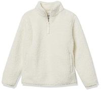 Amazon Essentials Veste Polaire Sherpa à Fermeture Éclair 1/4 Fille, Ivoire, 2 Ans