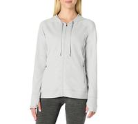Amazon Essentials Veste Zippée à Capuche pour le Sport, Douce, Légère et Performante Femme, Gris Colombe Teinture Spatiale, XXL