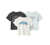 Amazon Essentials Warner Brothers Ensembles de T-Shirts Garçon, Lot de 3, Superman Krypton, 10 ans