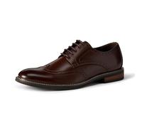 Amazon Essentials Wingtip Derby Dress Shoes Cognac, 45 EU
