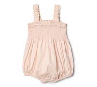 Amazon Essentials x Sofia Grainge Barboteuse Tissée Sans Manches Bébé Fille, Pêche Rayures Classiques, 0-3 mois