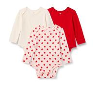 Amazon Essentials x Sofia Grainge Body à manches longues et col rond Unisex - Bébé, Lot de 3