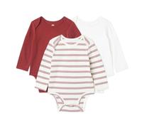 Amazon Essentials x Sofia Grainge Body à manches longues et col rond Unisex - Bébé, Lot de 3