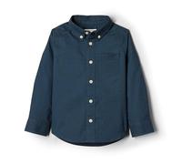 Amazon Essentials x Sofia Grainge Chemise Oxford avec Col Garçon, Bleu Marine Foncé, 4 Ans