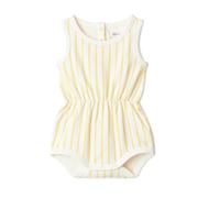 Amazon Essentials x Sofia Grainge Combi-short Sans Manches en Tissu Éponge Léger Bébé fille