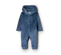 Amazon Essentials x Sofia Grainge Combinaison à capuche en velours Mixte Bébé, Bleu Marine Foncé, Prématuré