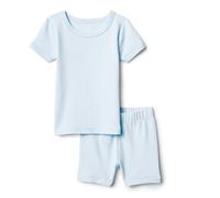Amazon Essentials x Sofia Grainge Ensemble de Pyjama d'Été à Manches Courtes Assorti Maman et Fille pour Femmes et Filles, Bleu Clair, 24 Mois