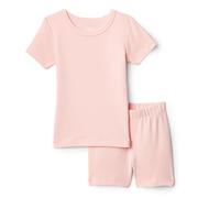 Amazon Essentials x Sofia Grainge Ensemble de Pyjama d'Été à Manches Courtes Assorti Maman et Fille pour Femmes et Filles, Rose Clair, 18 Mois
