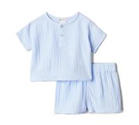 Amazon Essentials x Sofia Grainge Ensemble Décontracté Chemise et Short en Gaze de Coton Mixte bébé