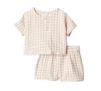 Amazon Essentials x Sofia Grainge Ensemble Décontracté Chemise et Short en Gaze de Coton Mixte bébé