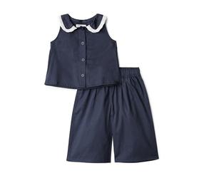 Amazon Essentials x Sofia Grainge Ensemble Décontracté Pantalon et Haut Sans Manches en Satin de Coton Bébé fille