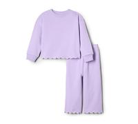Amazon Essentials x Sofia Grainge Ensemble Pantalon et Haut en Tissu éponge pour bébé Fille, Lilas, Nouveau-né