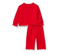 Amazon Essentials x Sofia Grainge Ensemble Pantalon Et Haut En Tissu French Terry Bébé Fille, Rouge, 6-9 mois