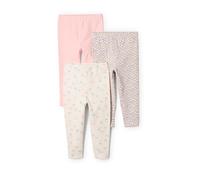 Amazon Essentials x Sofia Grainge Legging Bébé Fille, Lot de 3, Arbres Ronds/Rose/Visages de Lapin, 6-9 Mois