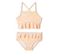 Amazon Essentials x Sofia Grainge Maillot de Bain Deux Pièces à Bretelles Entrecroisées Bébé fille, Rose Coquillage Motif Cachemire, 6-9 mois