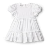 Amazon Essentials x Sofia Grainge Robe À Manches bouffantes Fille, Blanc, 3 ans