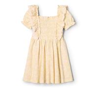 Amazon Essentials x Sofia Grainge Robe en Maille brodée Bébé Fille, Jaune Clair Fleuri Délicat, 24 Mois