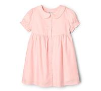 Amazon Essentials x Sofia Grainge Robe en Satin De Coton avec Col Bébé Fille, Rose, 6-9 Mois