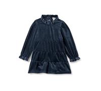 Amazon Essentials x Sofia Grainge Robe en Velours Côtelé à Manches Longues Bébé Fille, Bleu Marine, 12 Mois